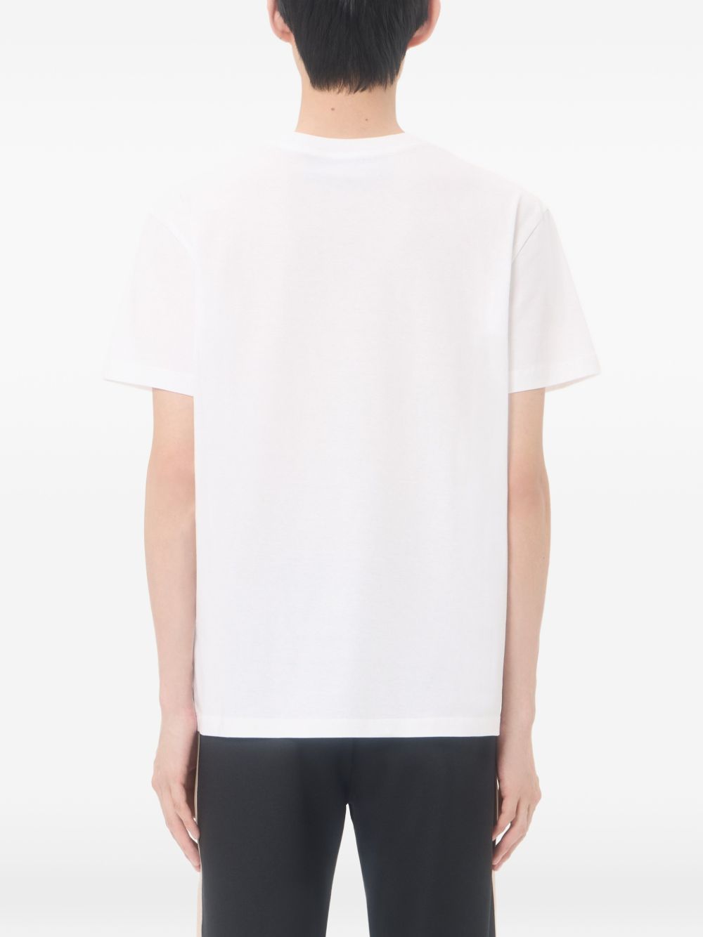 Valentino V Gold Cotton T Shirt