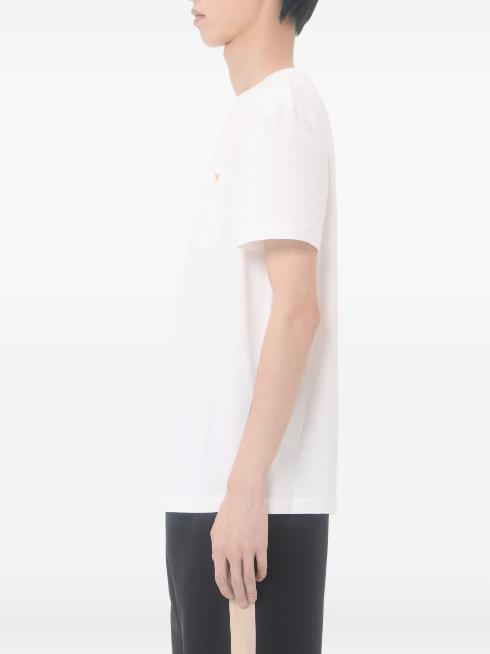 Valentino V Gold Cotton T Shirt