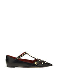 Valentino Garavani Studdy Leather Ballet Flats