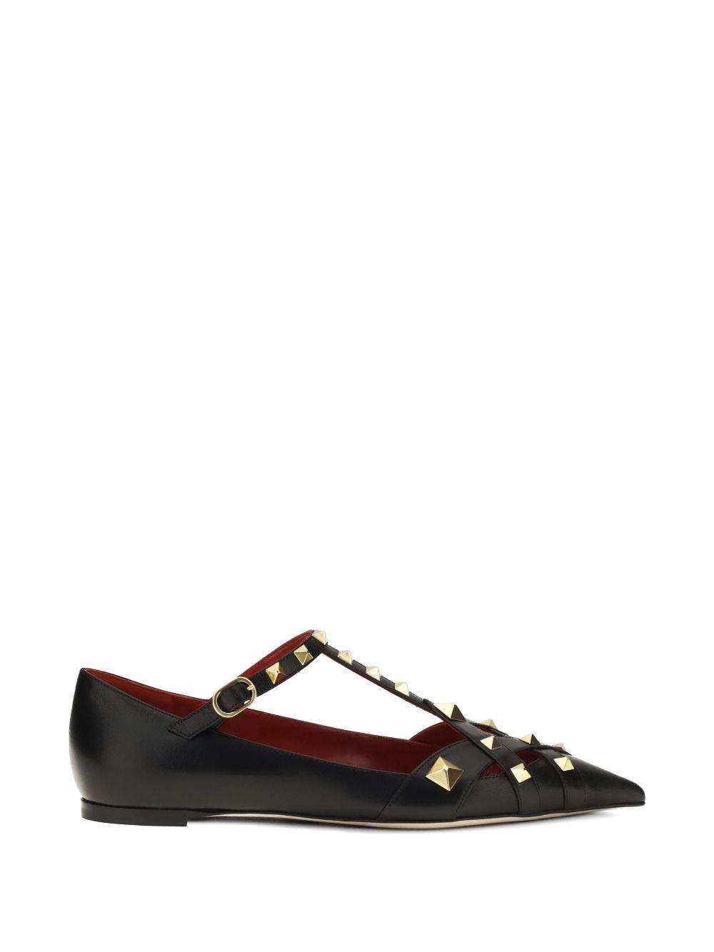 Valentino Garavani Studdy Leather Ballet Flats