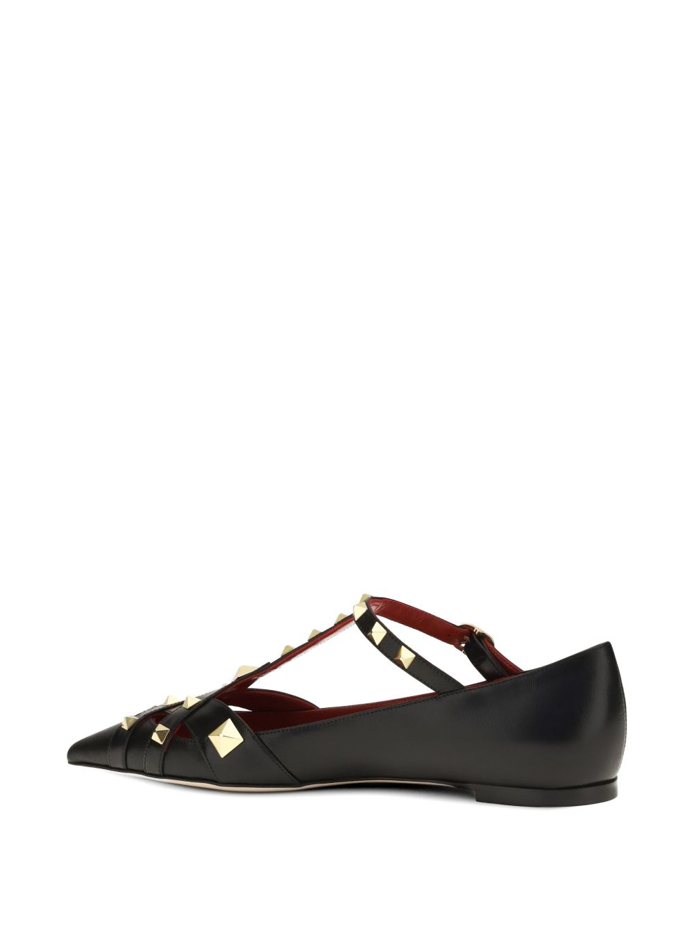 Valentino Garavani Studdy Leather Ballet Flats