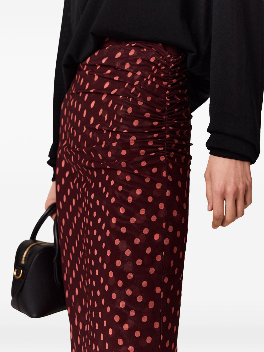Stella Mc Cartney Polka Dot Long Skirt