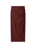 Stella Mc Cartney Polka Dot Long Skirt