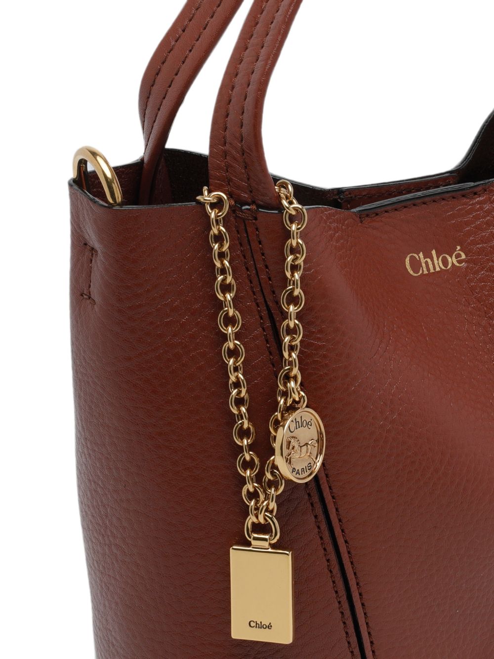 Chloè Chloé Spin Small Leather Tote