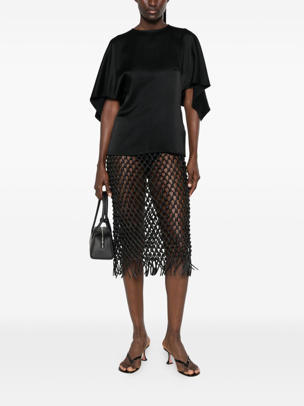 Stella Mc Cartney Satin Silk Top