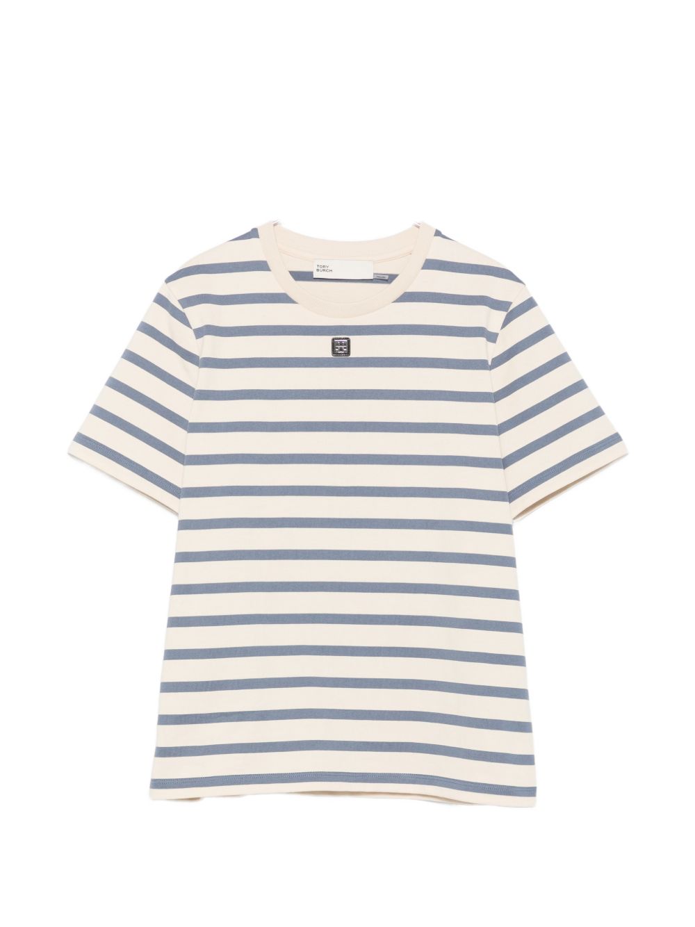 Tory Burch Striped Cotton T Shirt