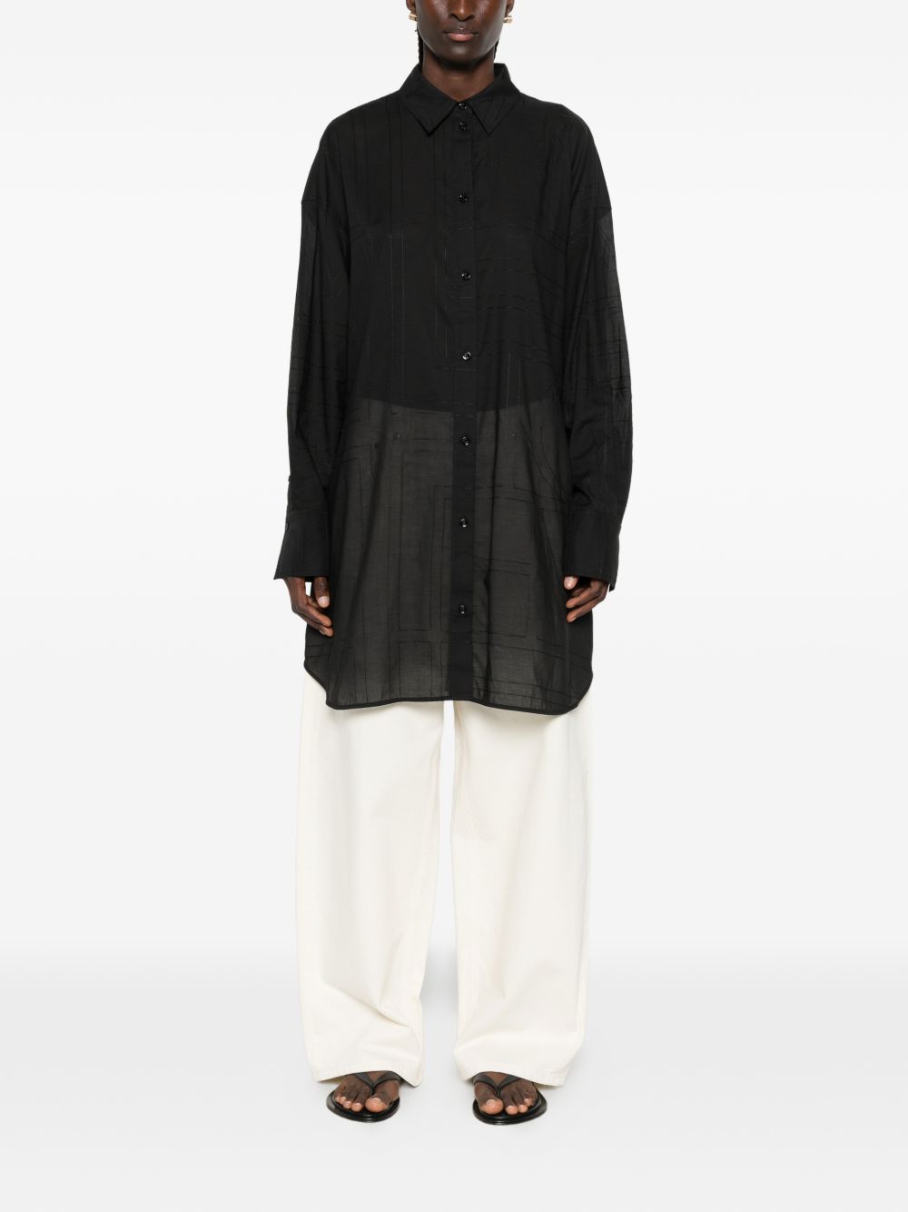 Toteme Pre Cotton Blend Shirt