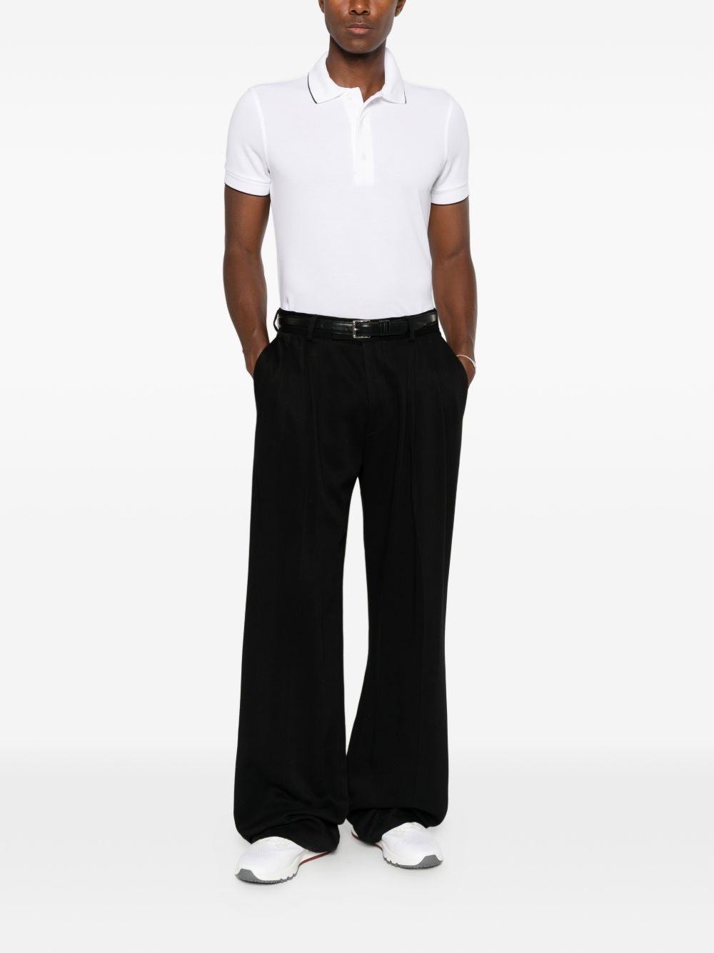 Tom Ford Piquet Cotton Polo Shirt