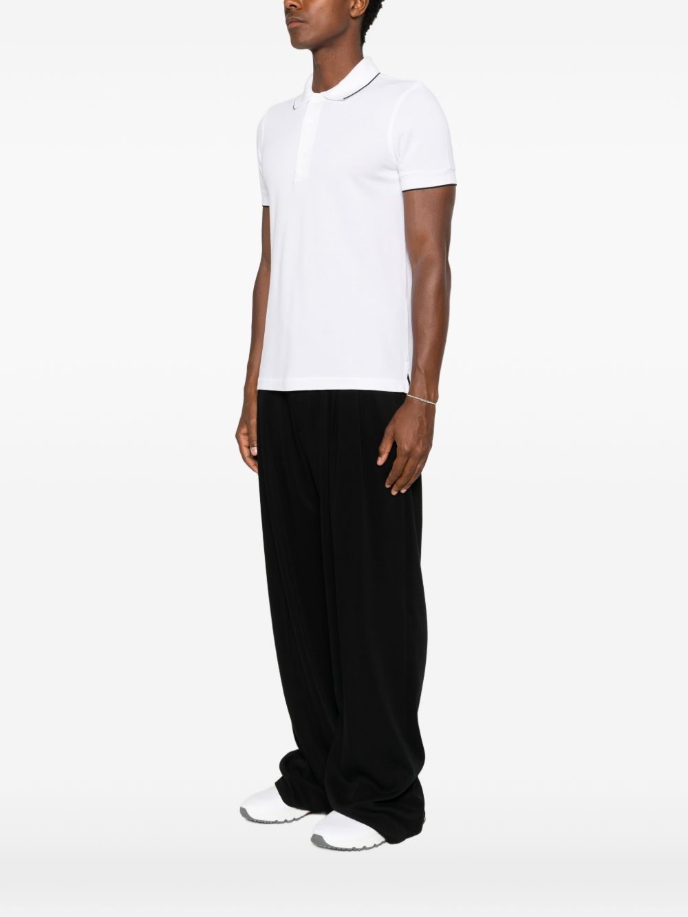 Tom Ford Piquet Cotton Polo Shirt