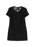 Valentino Wool And Silk Blend Mini Dress