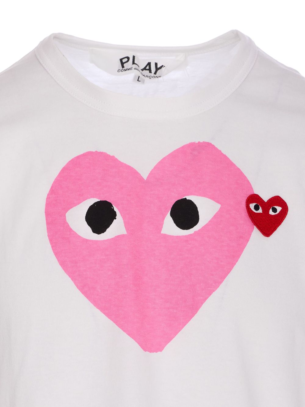 Comme Des Garcons Logo Cotton T Shirt