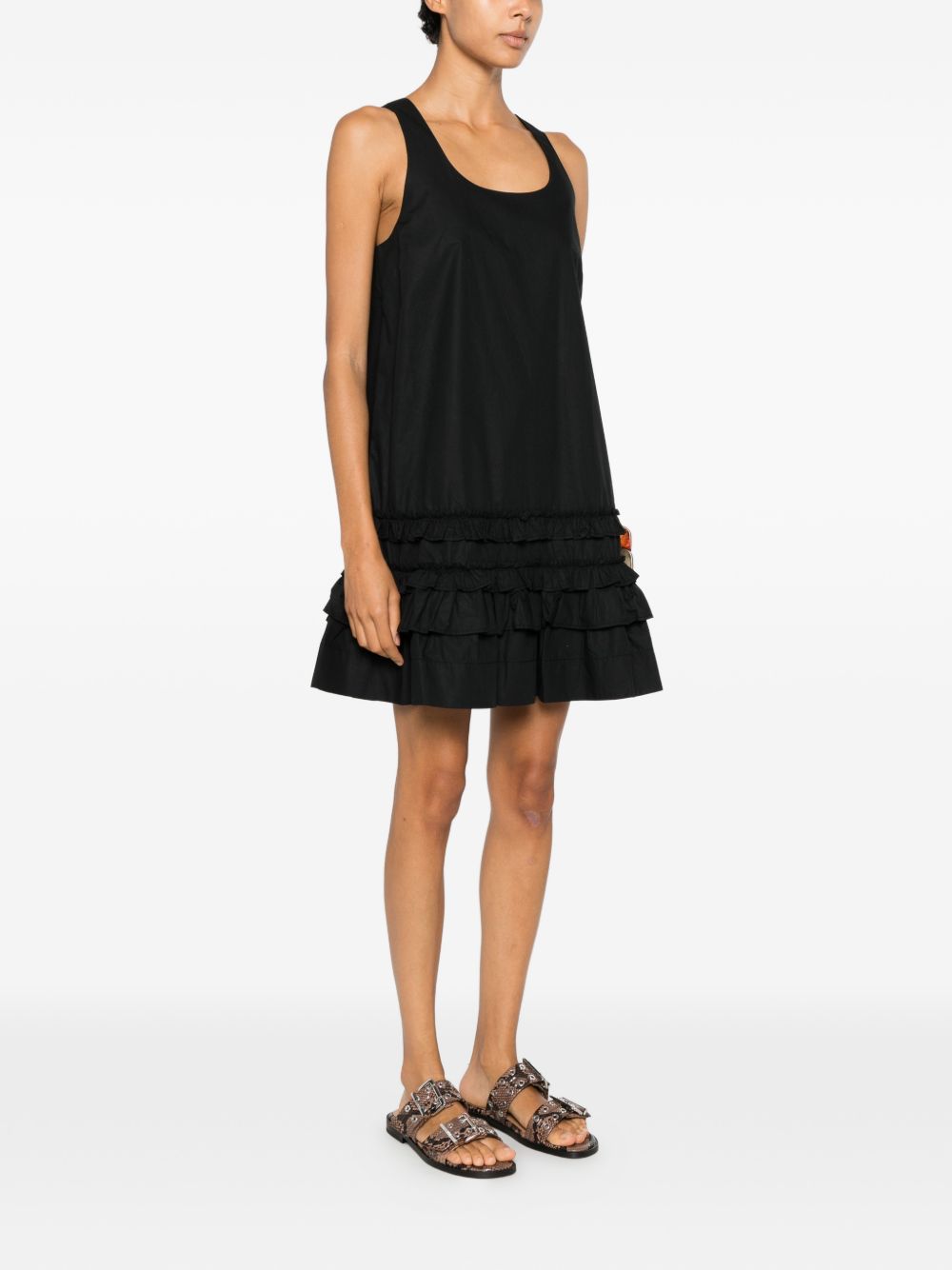 Ganni Organic Cotton Mini Dress