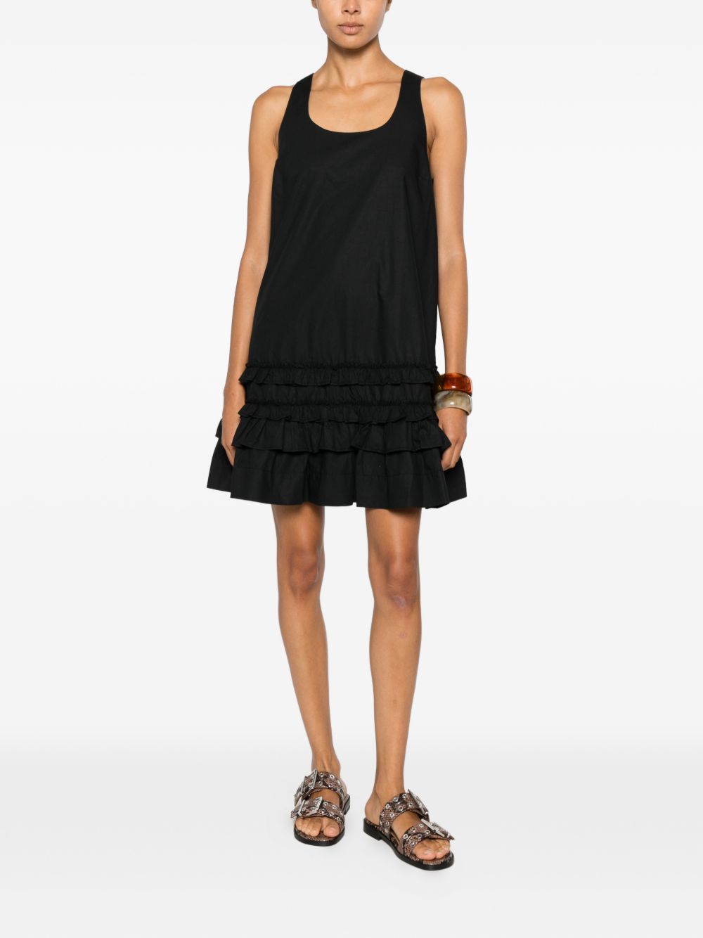 Ganni Organic Cotton Mini Dress