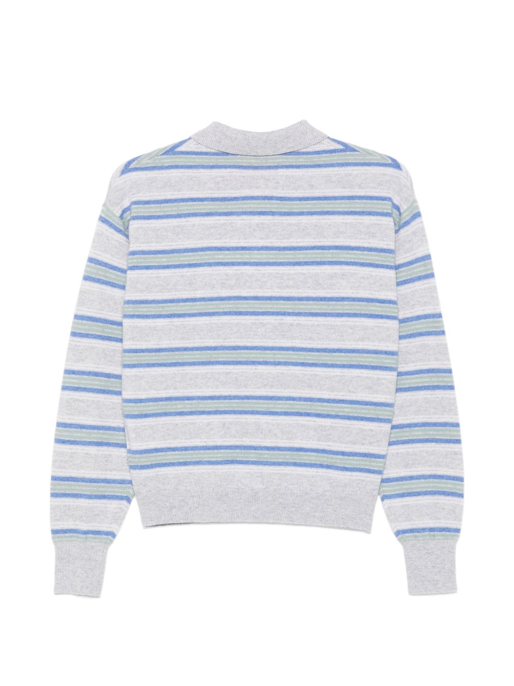 Guest In Residence Cashmere Striped Polo Shirt
