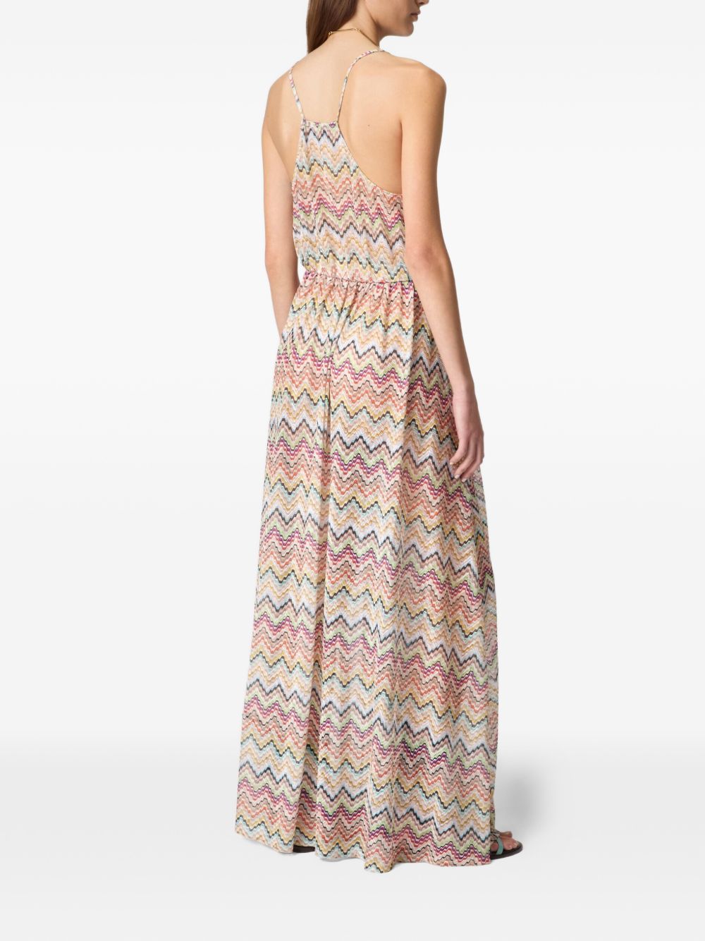 Missoni Beachwear Zig Zag Print Beach Robe