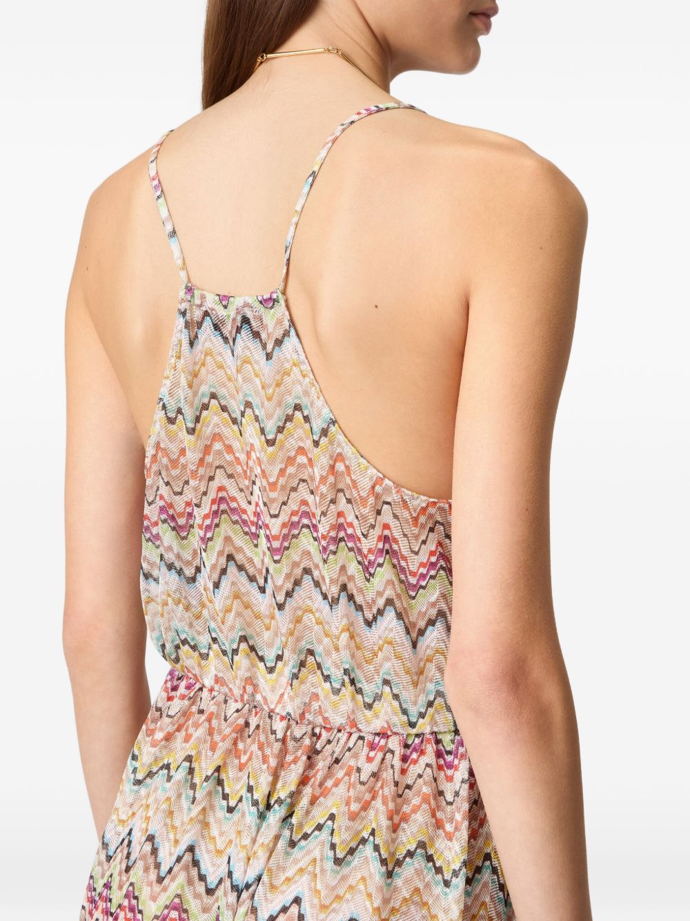 Missoni Beachwear Zig Zag Print Beach Robe