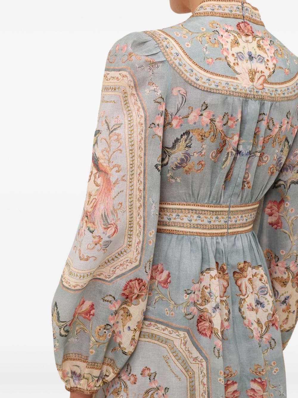 Zimmermann Roselight Printed Midi Dress