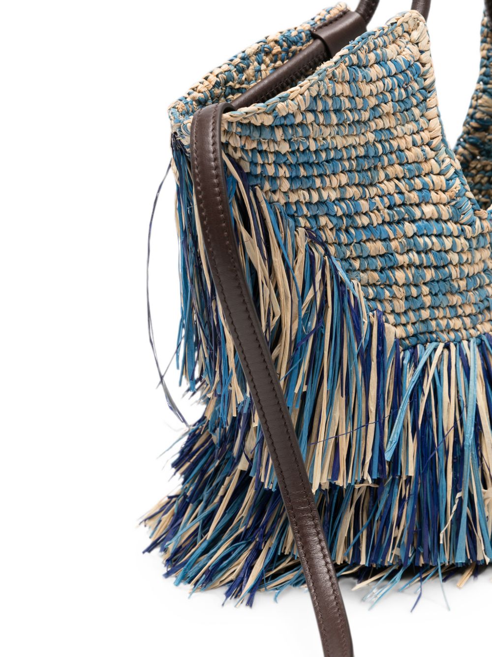 Zimmermann Goldentime Small Rafia Tote