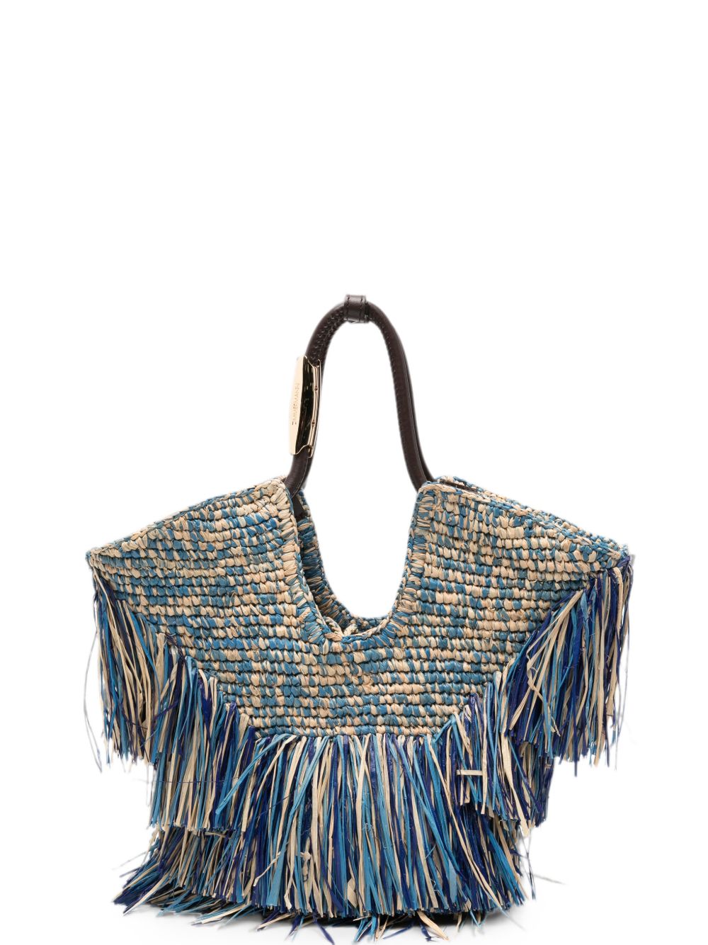 Zimmermann Goldentime Small Rafia Tote