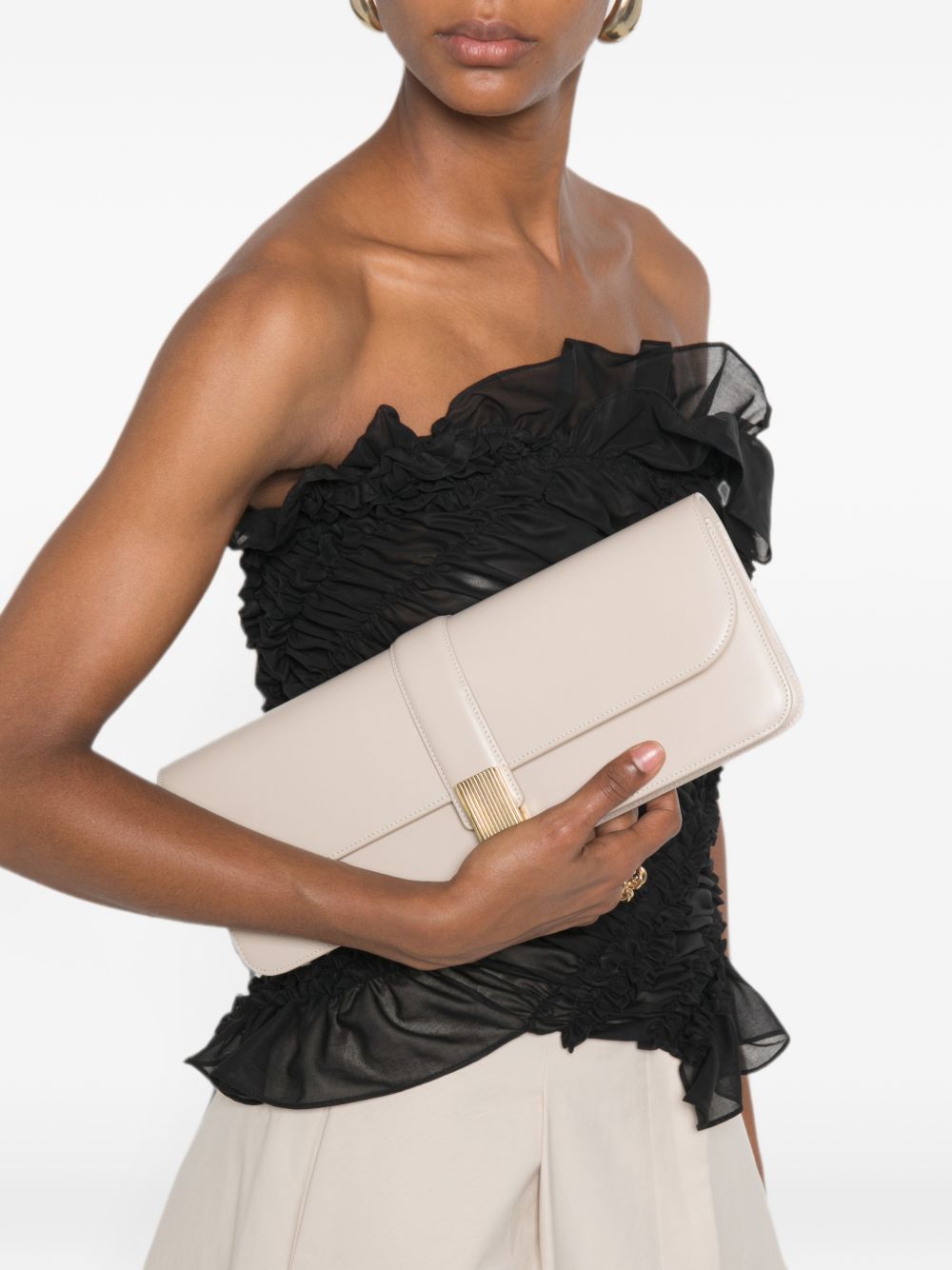 Khaite Blake Leather Clutch