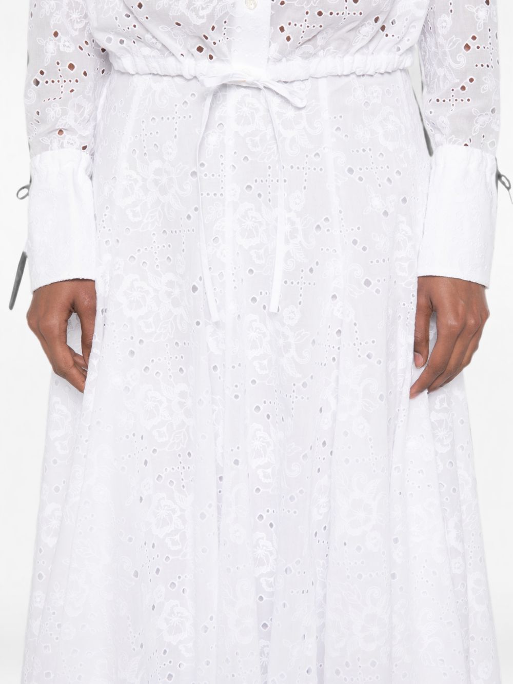 Tory Burch Eyelet Cotton Skirt