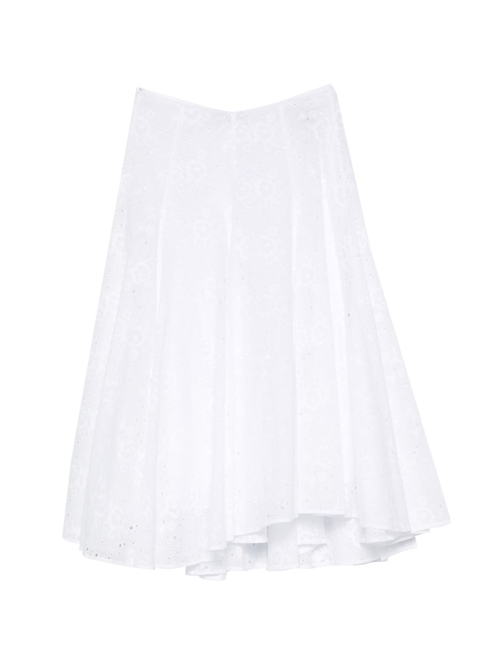 Tory Burch Eyelet Cotton Skirt