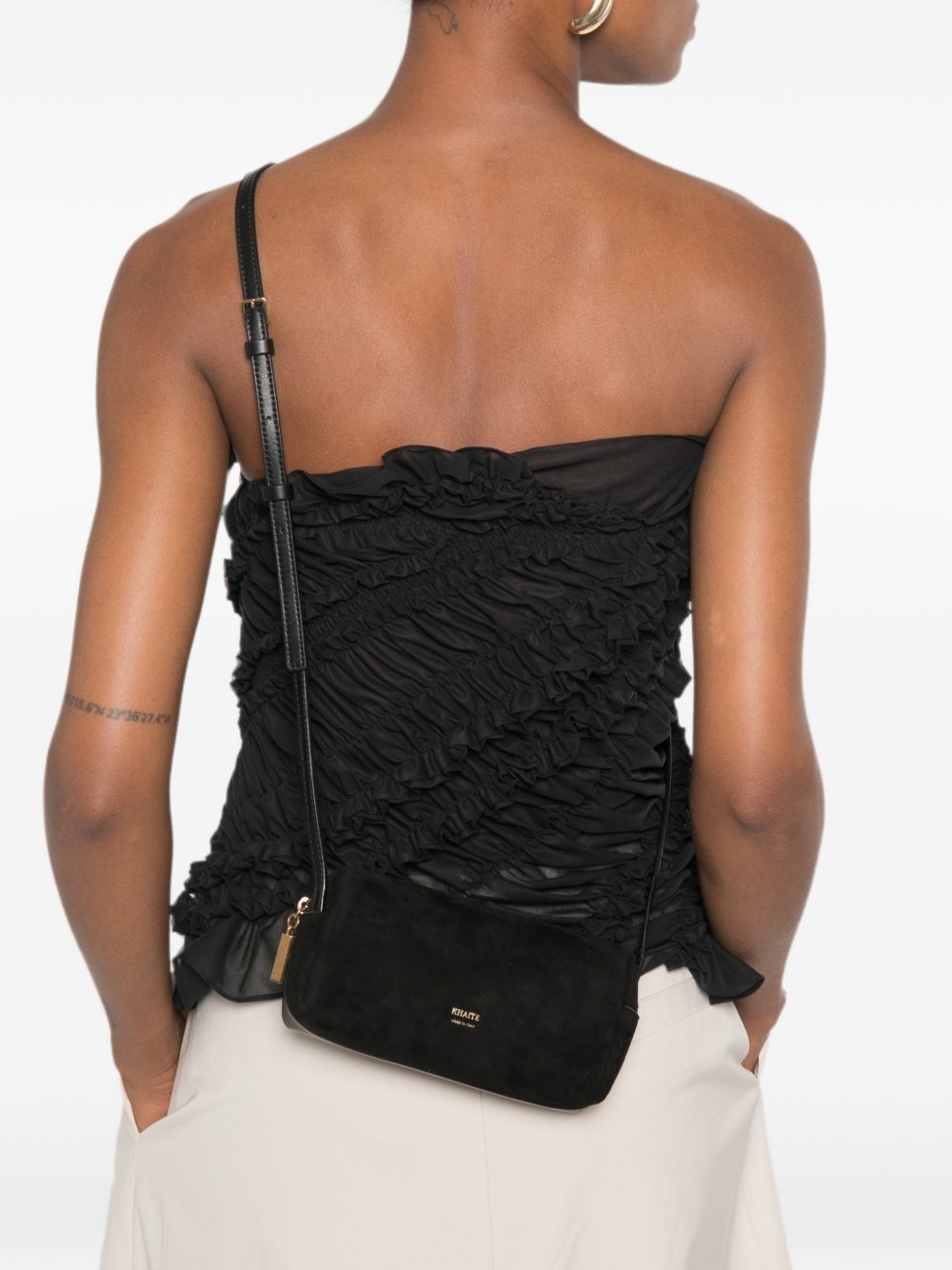 Khaite Kye Mini Leather Crossbody Bag