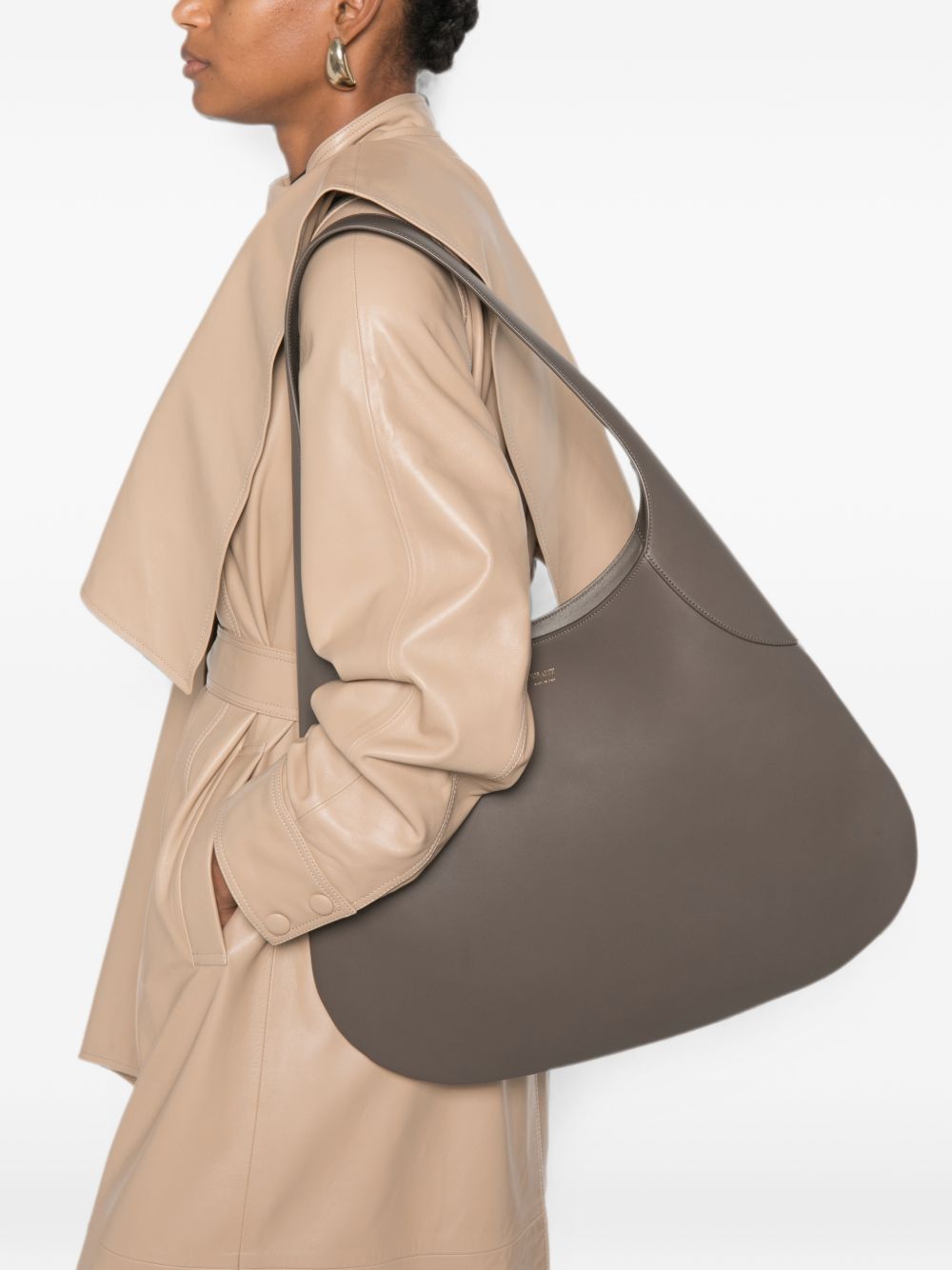Khaite Joan Large Leather Hobo Bag