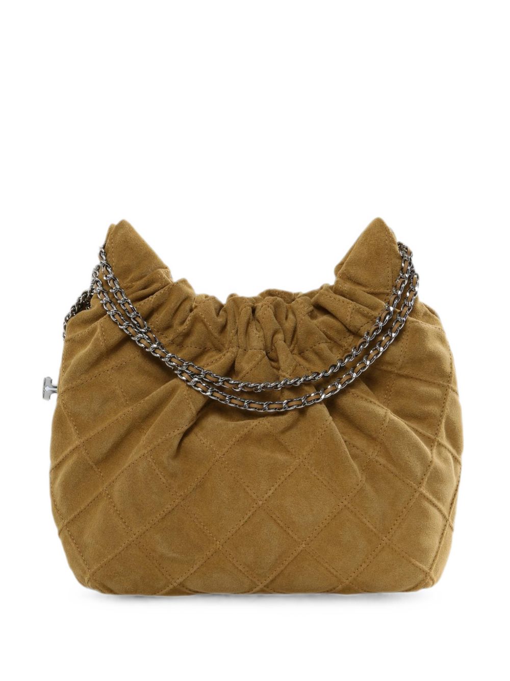 Tory Burch Fleming Mini Suede Leather Hobo Bag