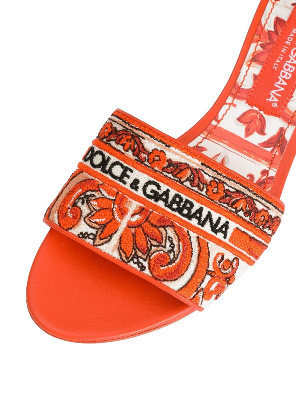 Dolce & Gabbana Maiolica Print Mules