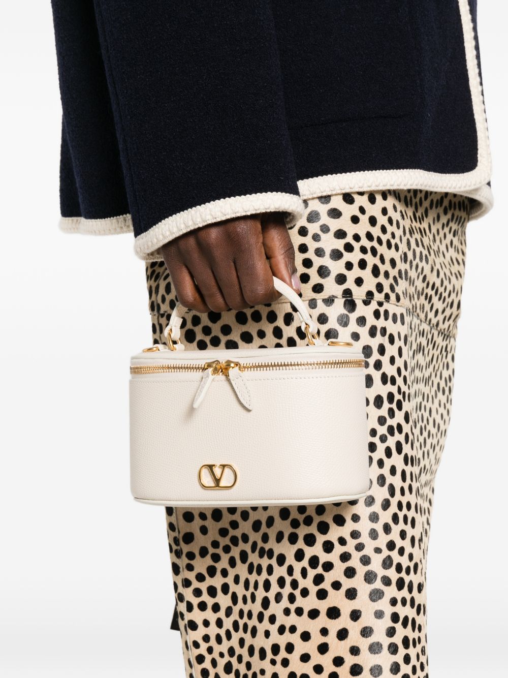 Valentino Garavani V Logo Signature Leather Mini Bag