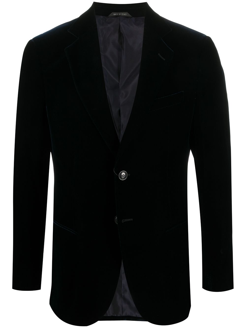 Giorgio Armani Velvet Single Breasted Blazer Jacket