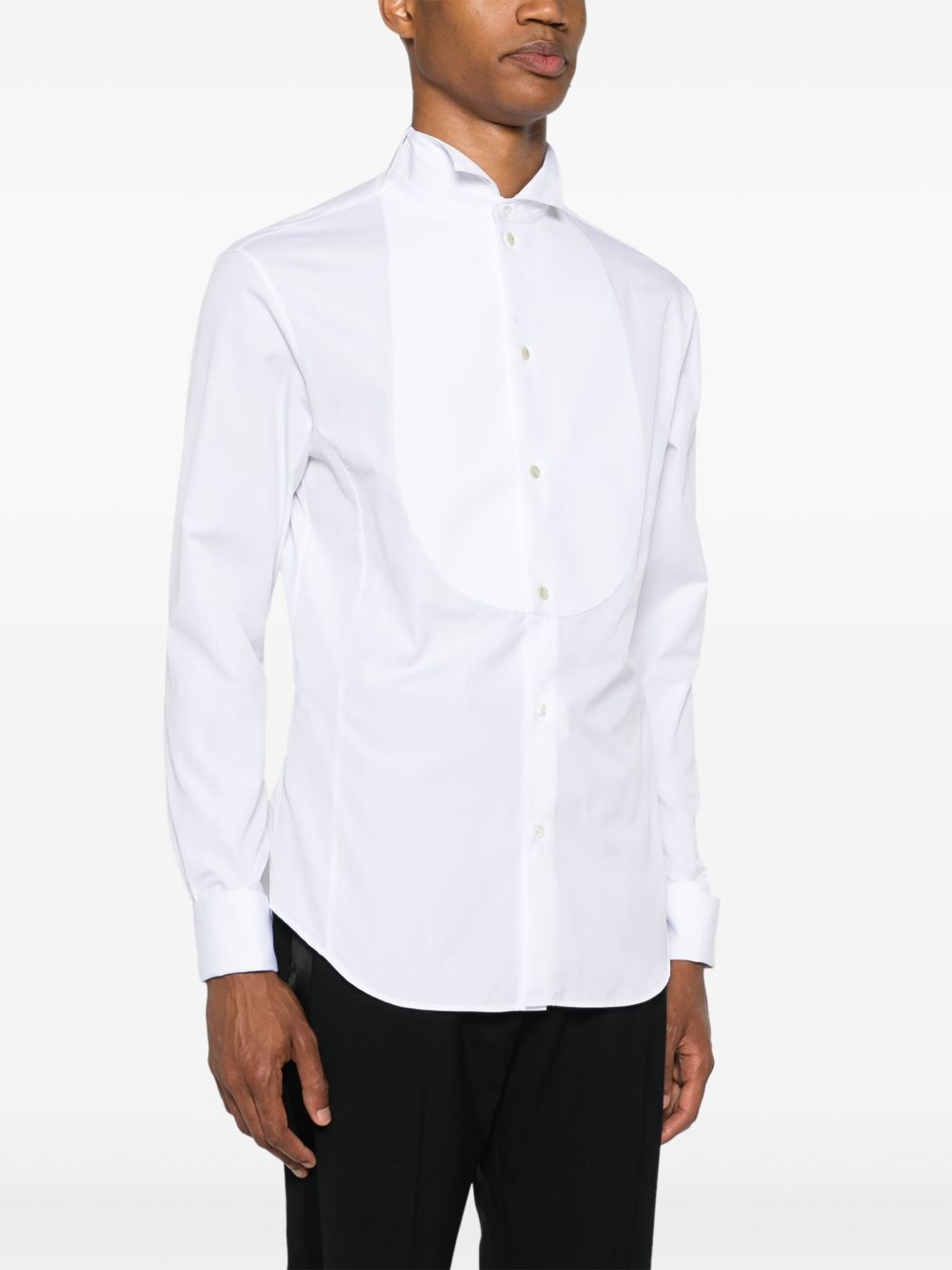 Giorgio Armani Cotton Smoking Shirt