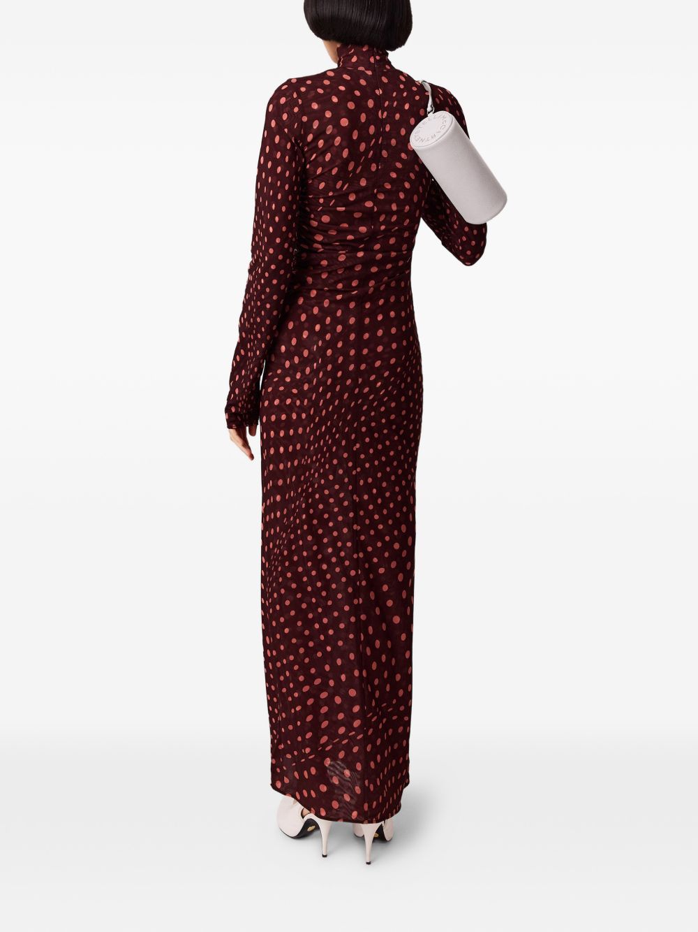 Stella Mc Cartney Polka Dot Long Dress