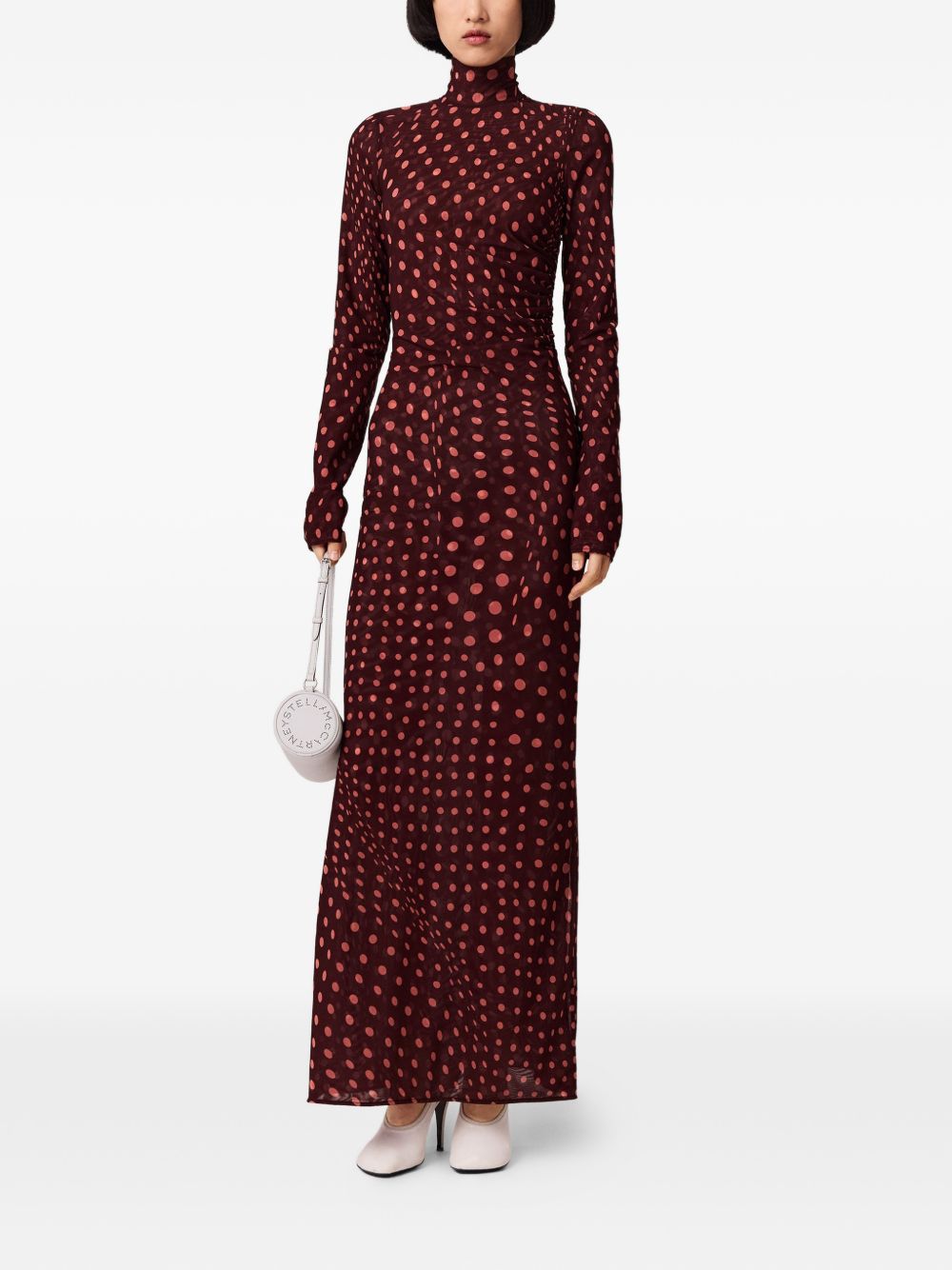 Stella Mc Cartney Polka Dot Long Dress
