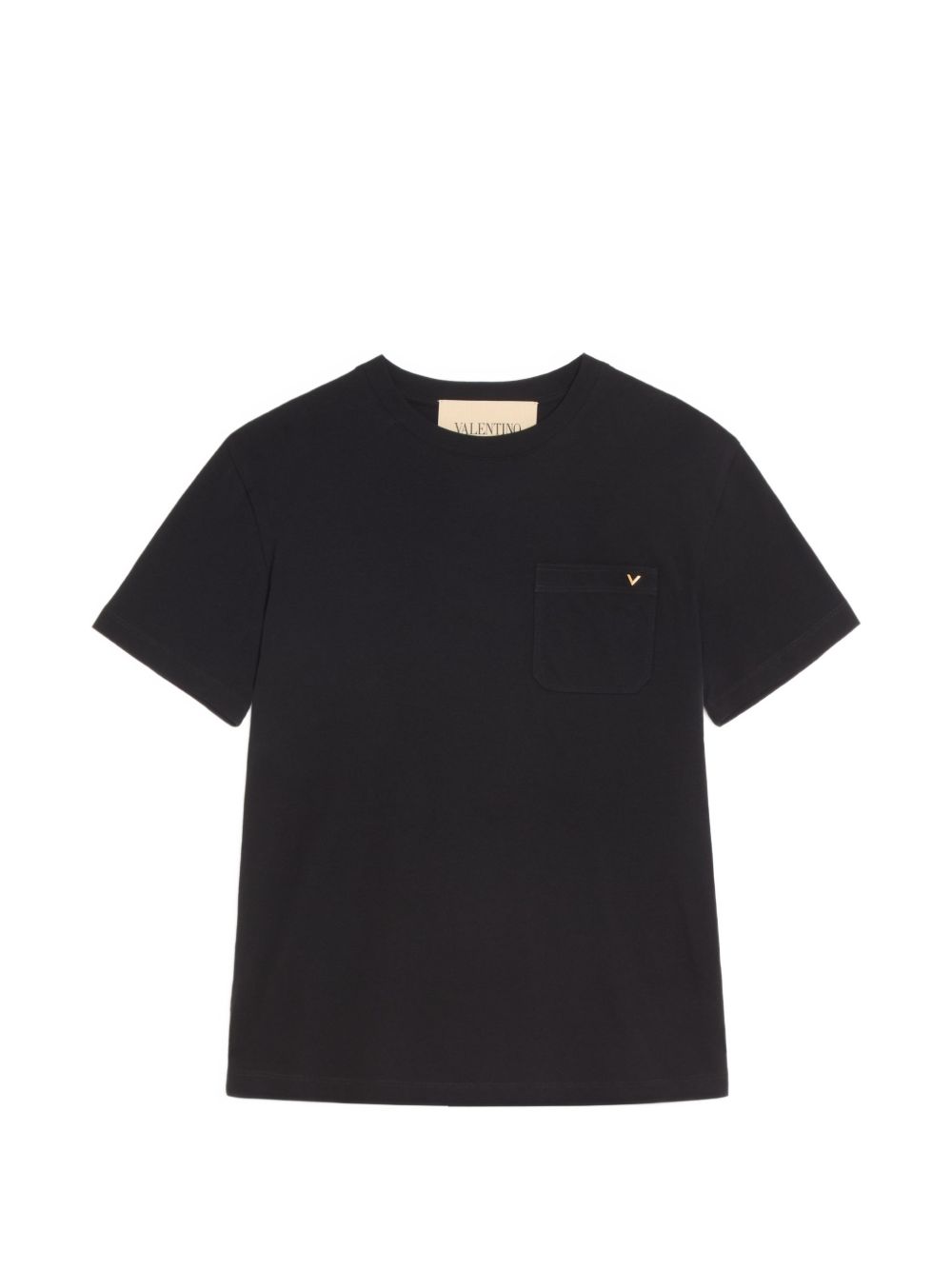 Valentino V Gold Cotton T Shirt