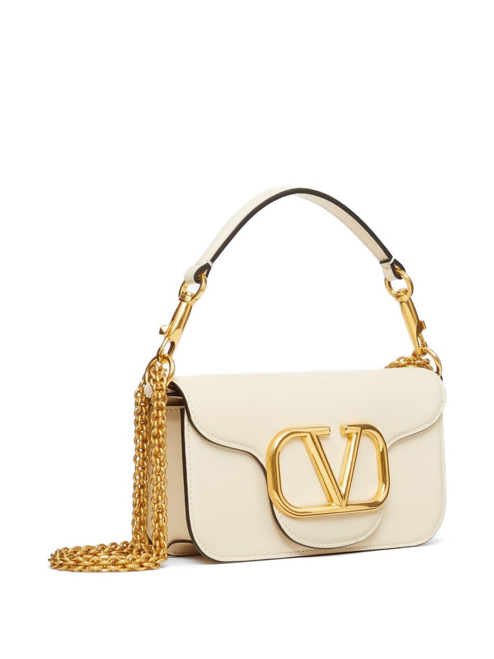 Valentino Garavani Locò Small Leather Shoulder Bag
