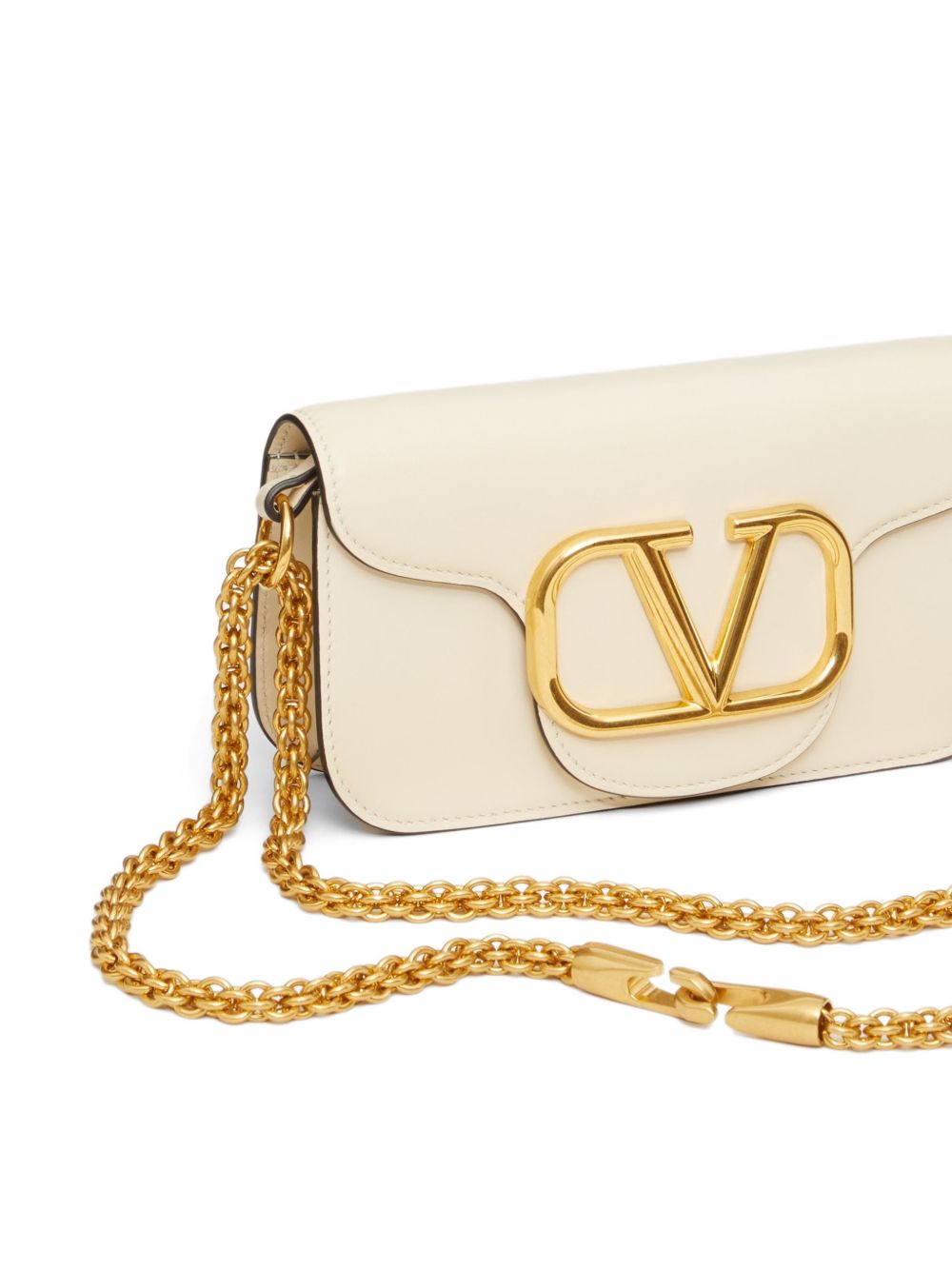 Valentino Garavani Locò Small Leather Shoulder Bag