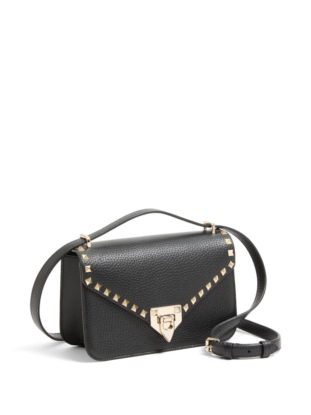 Valentino Garavani Rockstud Suede Leather Shoulder Bag