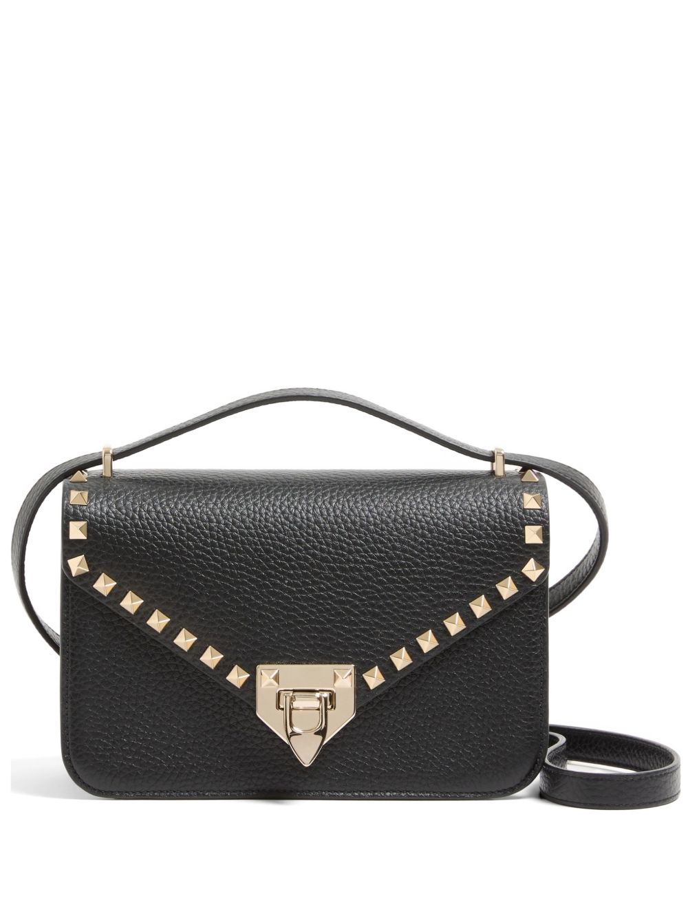 Valentino Garavani Rockstud Suede Leather Shoulder Bag