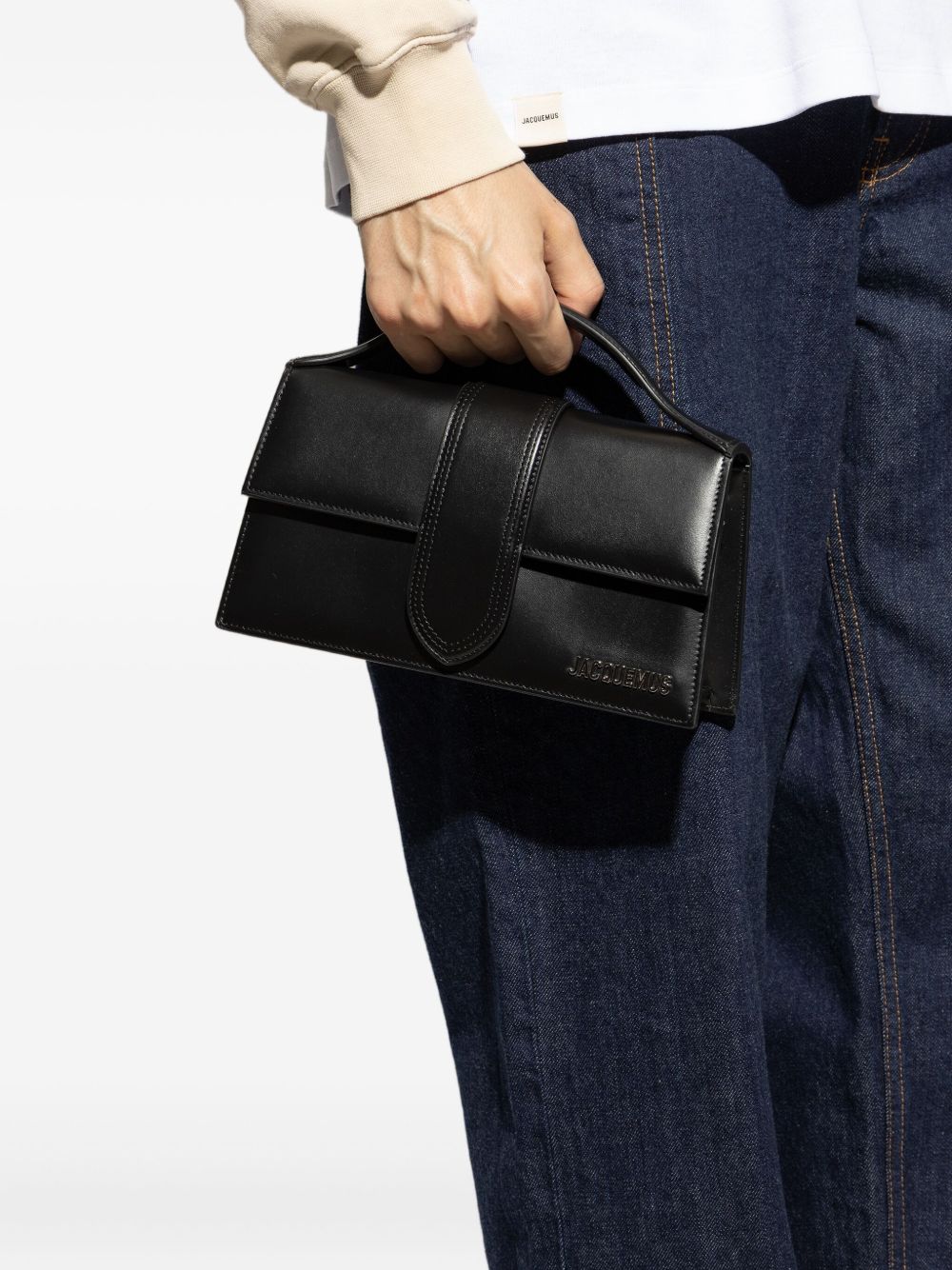 Jacquemus Le Grand Bambino Leather Shoudler Bag