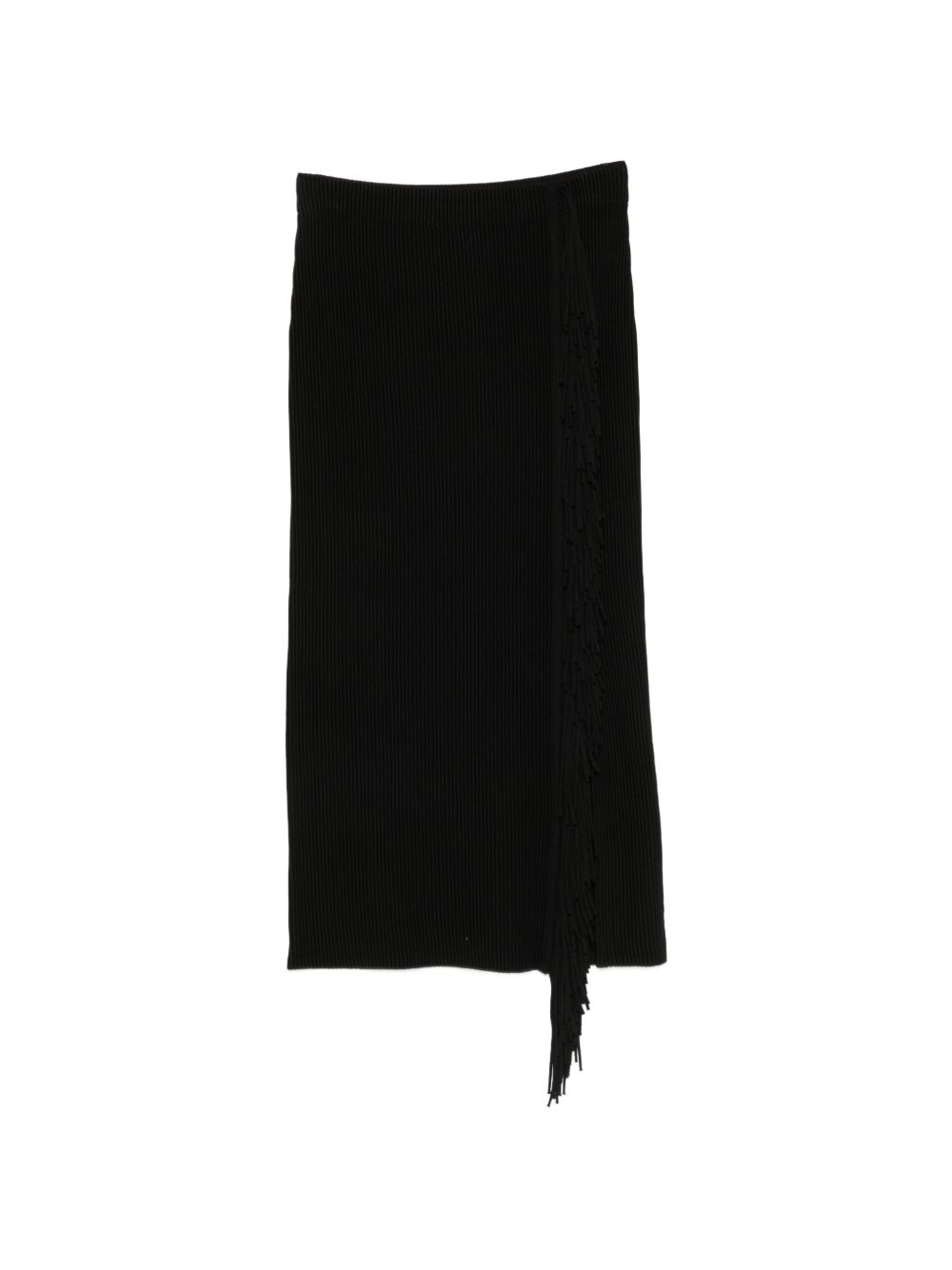 Emporio Armani Fringed Midi Skirt