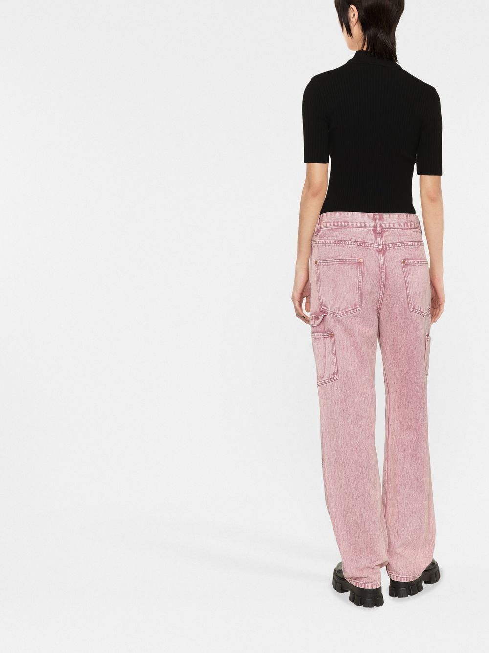 Courreges Re Edition Logo Turtle Neck Sweater