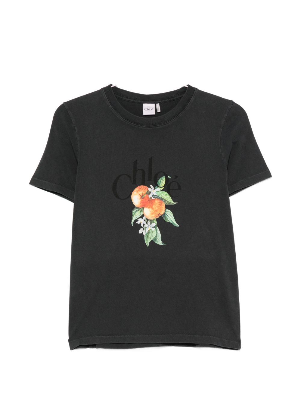Chloè Printed Cotton T Shirt
