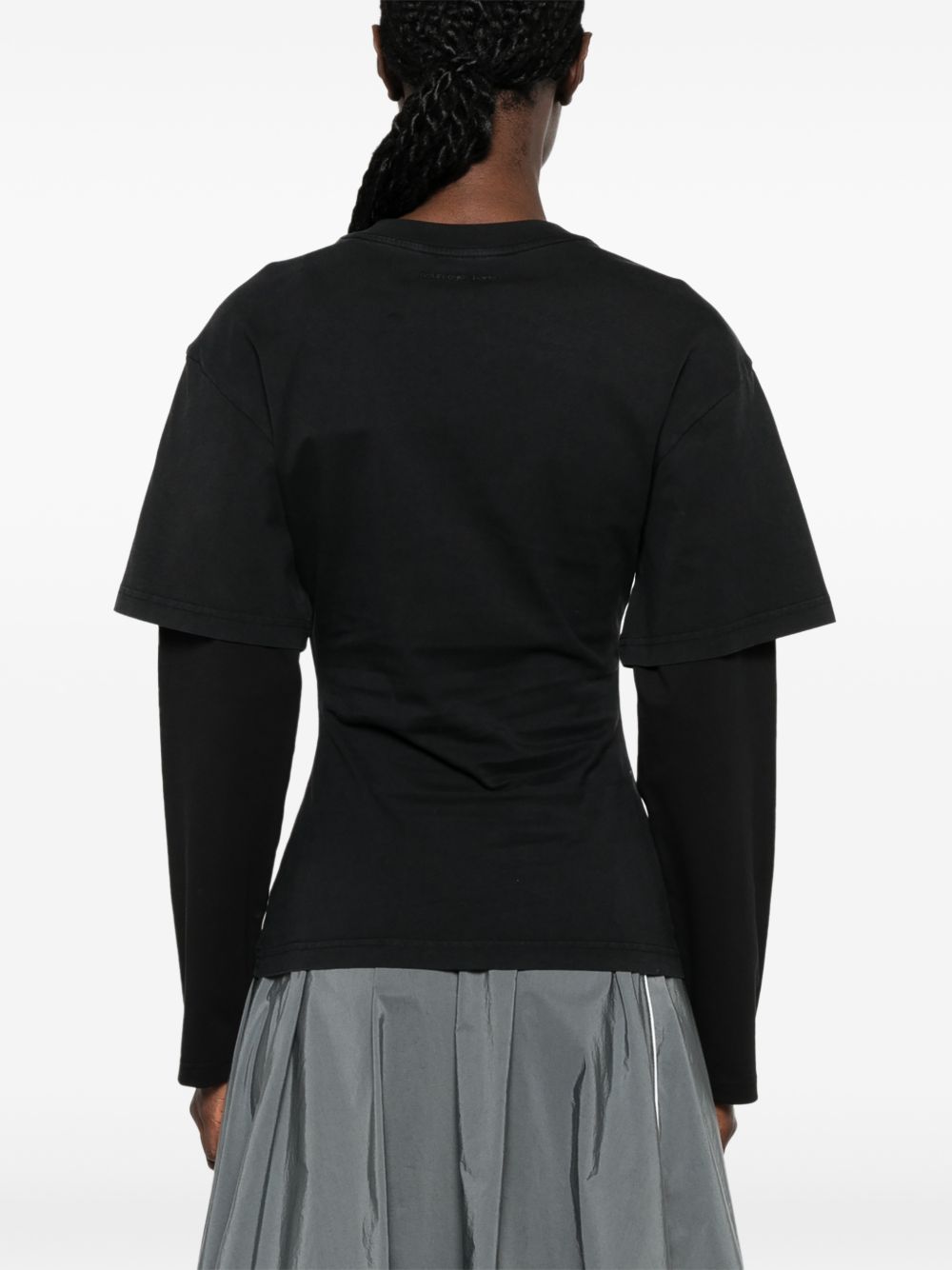 Courreges Pre Layered Cotton T Shirt
