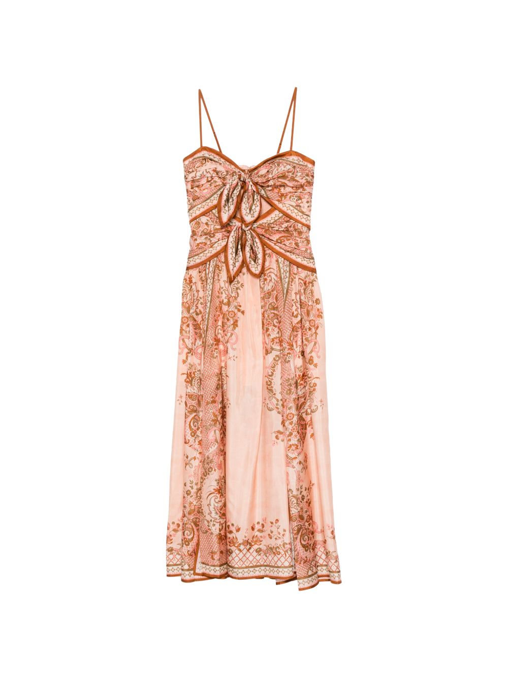 Zimmermann Aster Printed Silk Long Dress