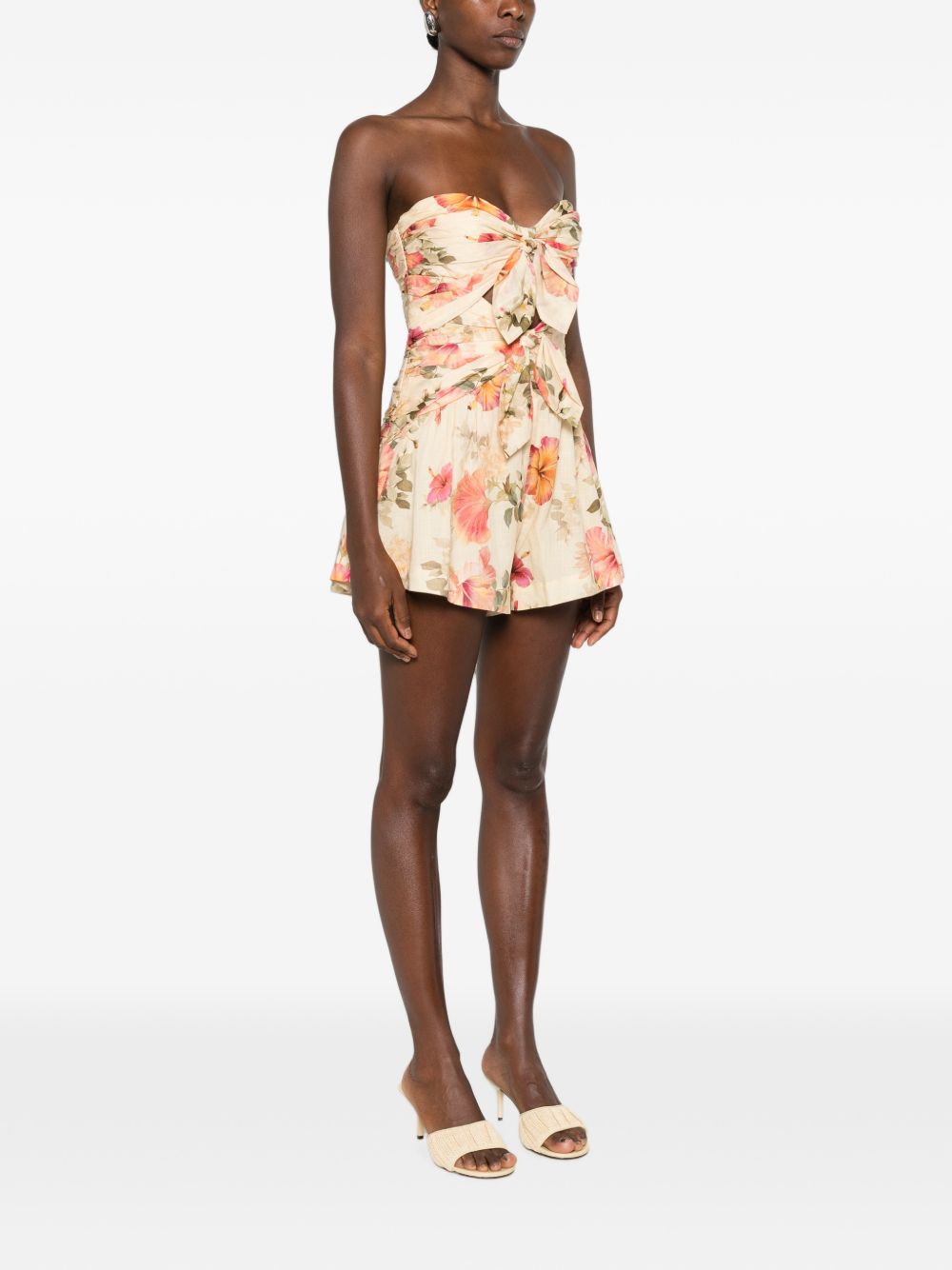 Zimmermann Mahon Cotton Playsuit