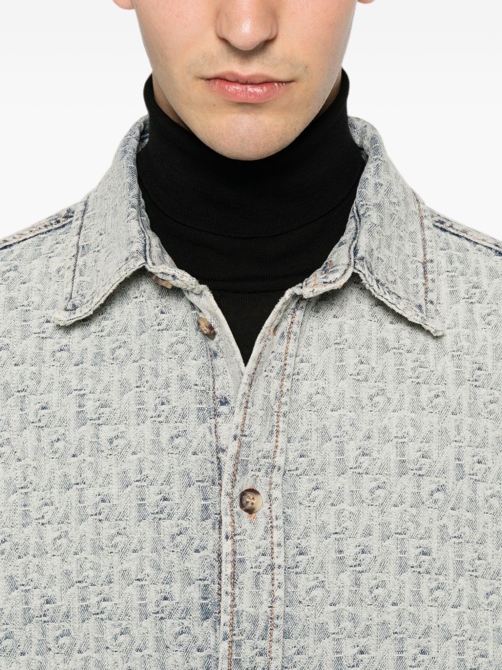 Emporio Armani Printed Cotton Shirt