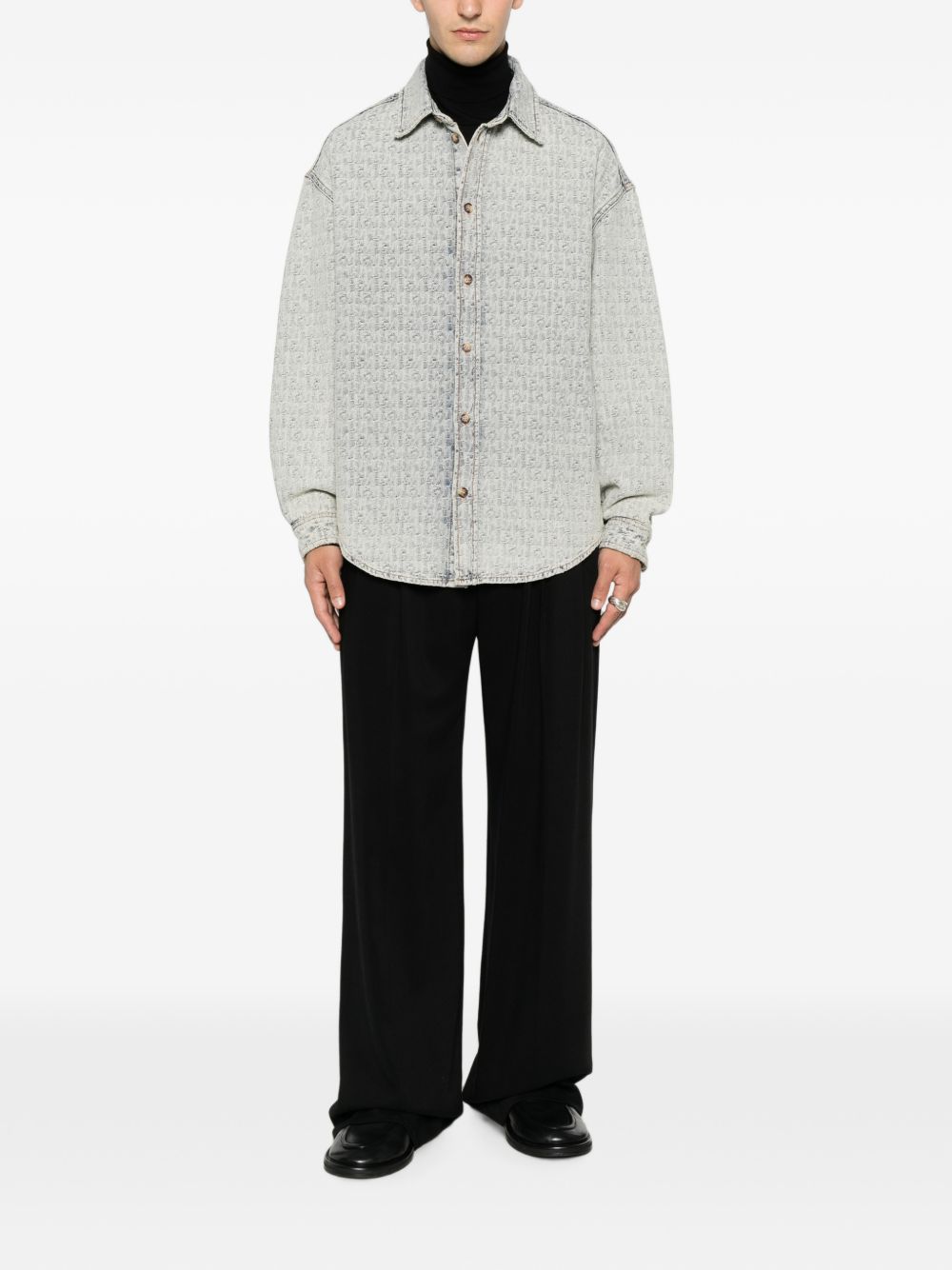 Emporio Armani Printed Cotton Shirt