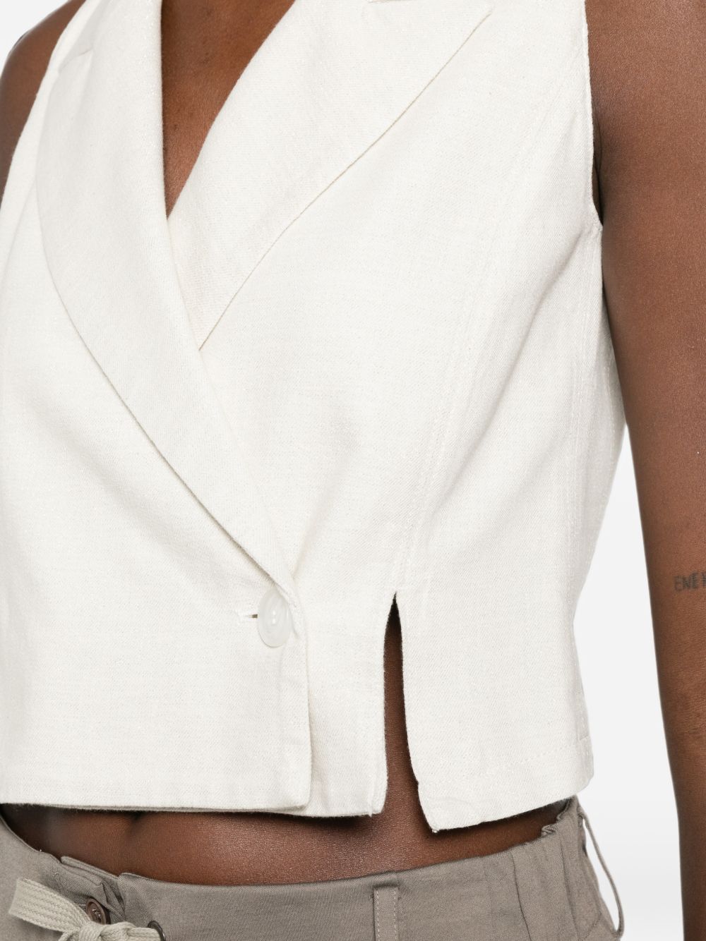 Emporio Armani Cotton Blend Blazer Jacket
